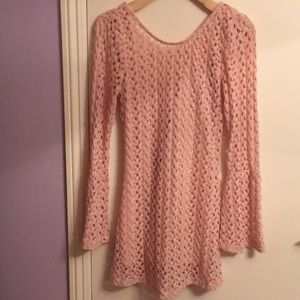 Pink Lace Tunic